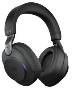 Jabra Evolve2 85 MS Stereo - Auricular - tamaño completo - Bluetooth - inalámbrico, cableado - cancelación de sonido activo - conector de 3,5 mm - aislamiento de ruido - negro - Certificado para Equipos de Microsoft