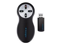 Kensington Wireless Presenter with Laser Pointer - Control remoto para presentaciones - 4 botones - RF
