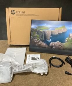 HP E24m G4 Conferencing - E-Series - monitor LED - 23.8" - 1920 x 1080 Full HD (1080p) @ 75 Hz - IPS - 300 cd/m² - 1000:1 - 5 ms - HDMI, DisplayPort, USB-C - altavoces - plata (base), cabezal negro