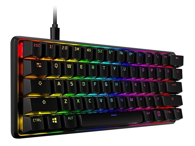 HyperX Alloy Origins 60 | Teclado Mecánico Gaming RGB | Switches HyperX Red | Compacto 60% QWERTY US | Negro 1 HyperX Alloy Origins 60 | Teclado Mecánico Gaming RGB | Switches HyperX Red | Compacto 60% QWERTY US | Negro