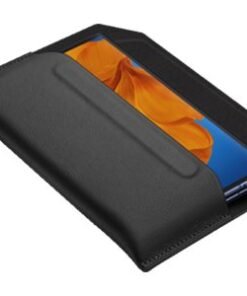 Huawei Envelope - Estuche para teléfono móvil - cuero - negro - para Huawei Mate Xs