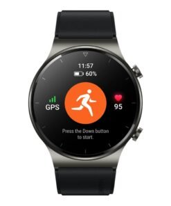 Huawei Watch GT 2 Pro - Sport - negro noche - reloj inteligente con correa - fluoroelastómero - negro - tamaño de la muñeca: 140-210 mm - pantalla luminosa 1.39" - 4 GB - Bluetooth - 52 g