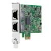 HPE 332T - Adaptador de red - PCIe 2.0 perfil bajo - Gigabit Ethernet x 2 - para ProLiant DL360 Gen10, DL388p Gen8 3 Foto 615732 B21 1777996391