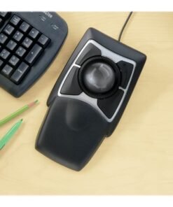 Kensington Expert Mouse - Bola de seguimiento - diestro y zurdo - óptico - 4 botones - cableado - USB - negro