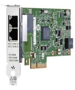 HPE 361T - Adaptador de red - PCIe 2.0 x4 perfil bajo - Gigabit Ethernet x 2 - para ProLiant DL360 Gen10, DL388p Gen8
