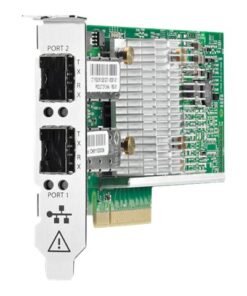 HPE 530SFP+ - Adaptador de red - PCIe 3.0 x8 perfil bajo - 10Gb Ethernet x 2 - para Apollo 4200 Gen10; ProLiant DL360 Gen10, DL388p Gen8