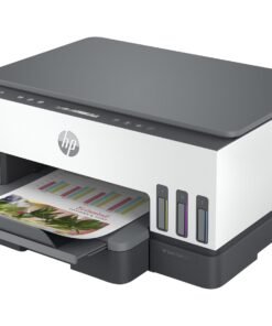 HP Smart Tank 720 All-in-One - Impresora / Escáner / Copiadora - Chorro de tinta - Color - Wi-Fi / USB 2.0 / Bluetooth LE - Duplexador automático - Incluye insumos en caja - imprime 6000 páginas color / 12000 blanco y negro
