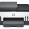 HP Smart Tank 750 All-in-One - Impresora / Escáner / Copiadora - Chorro de tinta - Color - Wi-Fi / USB 2.0 / LAN / Bluetooth LE - Duplexador automático - Incluye insumos en cajas - imprime 6000 páginas color / 12000 blanco y negro
