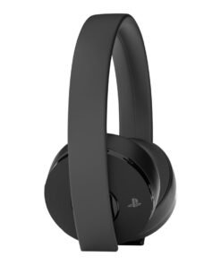 Sony Gold - Auricular - tamaño completo - 2,4 GHz - inalámbrico - conector de 3,5 mm - negro - para Sony PlayStation 4