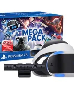 Sony PlayStation VR Mega Pack - Auriculares de realidad virtual - 5.7" - 1920 x 1080 Full HD (1080p) @ 120 Hz - HDMI - con PlayStation camera, VR World, The Elder Scrolls V: Skyrim, ASTRO BOT Rescue Mission, Resident Evil VII: biohazard, Everybody's Golf VR
