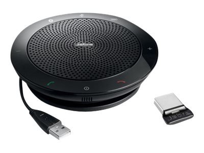 Jabra SPEAK 510+ MS - Altavoz manos libres - Bluetooth - inalámbrico - USB - Certificado para Skype Empresarial 1 Jabra SPEAK 510+ MS - Altavoz manos libres - Bluetooth - inalámbrico - USB - Certificado para Skype Empresarial