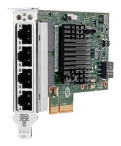 HPE 366T - Adaptador de red - PCIe 2.1 x4 perfil bajo - Gigabit Ethernet x 4 - para Edgeline e920; ProLiant DL360 Gen10