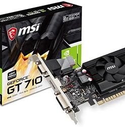 MSI GeForce GT 710 2GB GDDR3 PCIe Tarjeta Gráfica