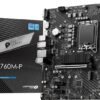 MSI PRO B760M-P DDR4 Placa Base Gaming Micro-ATX