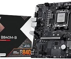 MSI - PRO B840M-B - Motherboard - Micro ATX - AMD B840 - para Core Ultra / para Ryzen - AM5 DDR5