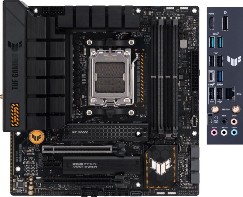 ASUS - Motherboard - TUF GAMING B650M-PLUS WIFI//AM 1 ASUS - Motherboard - TUF GAMING B650M-PLUS WIFI//AM