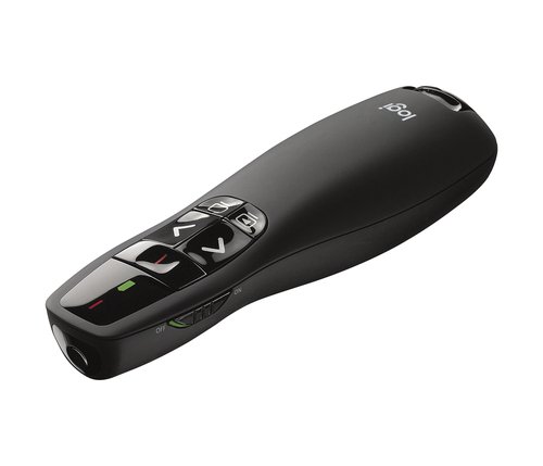 Logitech Presentador Inalámbrico R400 | Mando a Distancia con Puntero Láser para Presentaciones 1 Logitech Presentador Inalámbrico R400 | Mando a Distancia con Puntero Láser para Presentaciones