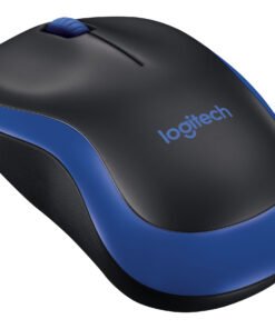 Logitech M185 Ratón Inalámbrico Óptico Ambidextro USB – Azul