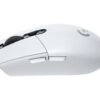 Logitech G G305 - Ratón - óptico - 6 botones - inalámbrico - 2.4 GHz - receptor inalámbrico USB - blanco