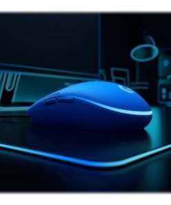 Logitech Gaming Mouse G203 LIGHTSYNC - Ratón - óptico - 6 botones - cableado - USB - azul