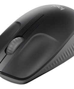Logitech M190 - Ratón - óptico - 3 botones - inalámbrico - receptor inalámbrico USB - carbón