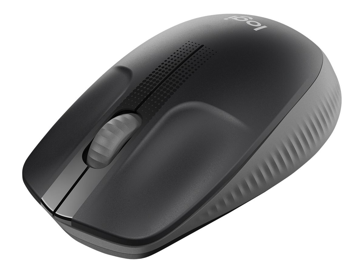 Mouse Inalámbrico óptico 3 botones carbón Logitech M190 1 Logitech M190 - Ratón - óptico - 3 botones - inalámbrico - receptor inalámbrico USB - carbón