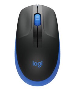 Logitech M190 - Ratón - óptico - 3 botones - inalámbrico - receptor inalámbrico USB - azul