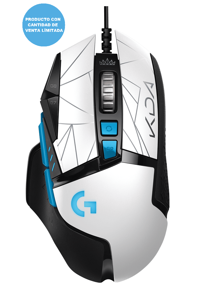 Logitech G G502 HERO K/DA - Ratón - óptico - 11 botones - cableado - USB 1 Logitech G G502 HERO K/DA - Ratón - óptico - 11 botones - cableado - USB