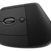 Mouse Ergonómico Vertical Inalámbrico Zurdo Bluetooth Logi Bolt Grafito Logitech Lift Left 3 Logitech Lift Left Vertical Ergonomic Mouse - Ratón vertical - ergonómico - zurdo - 6 botones - inalámbrico - 2.4 GHz, Bluetooth - receptor de USB Logitech Logi Bolt - grafito