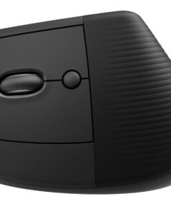 Logitech Lift Left Vertical Ergonomic Mouse - Ratón vertical - ergonómico - zurdo - 6 botones - inalámbrico - 2.4 GHz, Bluetooth - receptor de USB Logitech Logi Bolt - grafito