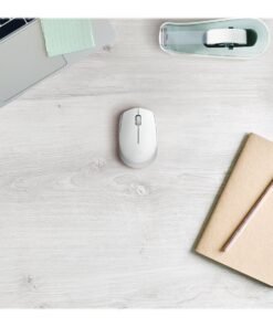 Logitech M170 Wireless Mouse, Ambidextrous, Off-white - Ratón - diestro y zurdo - óptico - 3 botones - inalámbrico - 2.4 GHz - receptor inalámbrico USB - blanco hueso