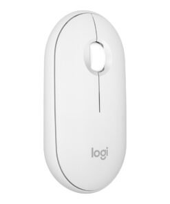 Logitech Pebble Mouse 2 M350s Ratón Inalámbrico Bluetooth Blanco