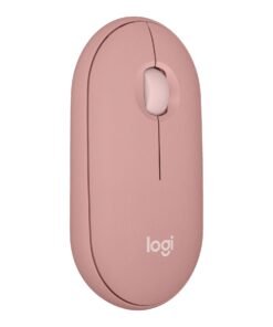 Logitech Pebble Mouse 2 M350s - Ratón - óptico - 3 botones - inalámbrico - Bluetooth - rosa