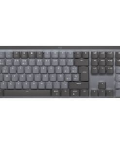 Logitech Master Series MX Mechanical - Teclado - retroiluminación - inalámbrico - Bluetooth LE - QWERTY - español - interruptor: táctil silencioso - grafito