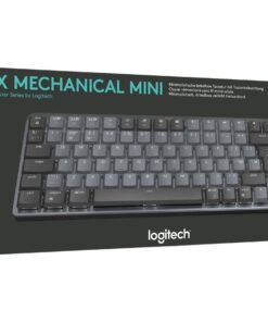 Logitech Master Series MX Mechanical Mini - Teclado - retroiluminación - inalámbrico - Bluetooth LE - QWERTY - español - interruptor: táctil silencioso - grafito
