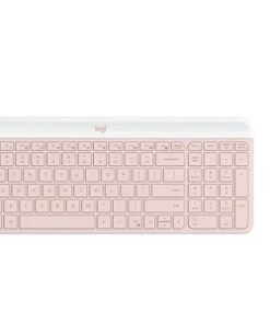 Logitech Combo Teclado y Ratón Inalámbrico Rosa Español