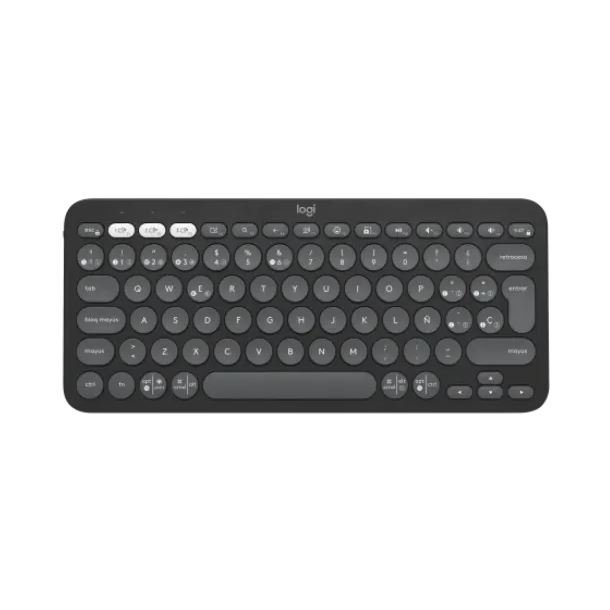 Teclado Inalámbrico Grafito para Computador Logitech 1 Logitech - Keyboard - Wireless - Graphite