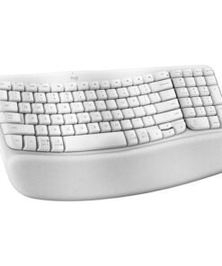 Logitech Wave Keys Teclado Ergonómico Inalámbrico - Español - Off-white
