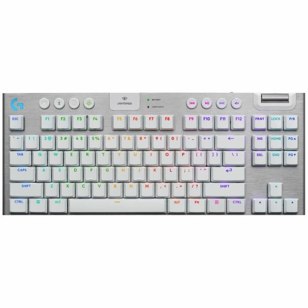 Teclado Gamer Mecánico Inalámbrico Blanco Logitech G915 X Lightspeed 1 Logitech - Keyboard - White - G915 X Lightspeed