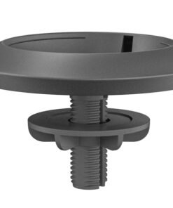 Logitech Rally Mic Pod Mount - Soporte de micrófono para escritorio - negro mate - para Logitech Rally, Rally Plus