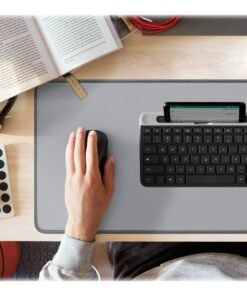Logitech Studio Series Desk Mat - Teclado y alfombrilla de ratón - gris medio