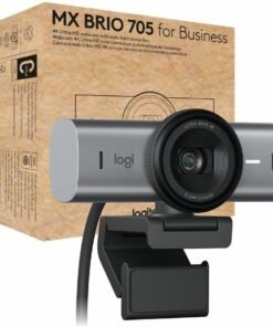 Logitech BRIO Webcam 4K Ultra HD | Profesional para Videoconferencias y Streaming