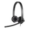 Logitech H570e Wired Headset, Stereo Headphones with Noise-Cancelling Microphone, USB, in-Line Controls with Mute Button, Indicator LED, PC/Mac/Laptop - Black - Auricular - en oreja - cableado - USB - Certificado para Skype Empresarial, con certificación Lync 2013 3 Foto 981 000574 1777991087
