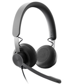 Auriculares Cancelación Ruido Cableado USB-C Logitech Zone Wired Grafito