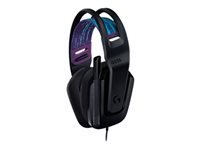 Logitech G G335 Wired Gaming Headset - Auricular - tamaño completo - cableado - conector de 3,5 mm - negro - certificado Discord