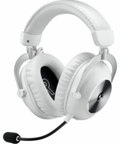 Logitech G PRO X 2 LIGHTSPEED Wireless Gaming Headset, White - Auricular - tamaño completo - LIGHTSPEED - inalámbrico - aislamiento de ruido - blanco