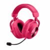 Logitech G PRO X 2 LIGHTSPEED Wireless Gaming Headset, Magenta - Auricular - tamaño completo - Bluetooth / LIGHTSPEED - inalámbrico, cableado - conector de 3,5 mm - aislamiento de ruido 2 Foto 981 001274 1778728809