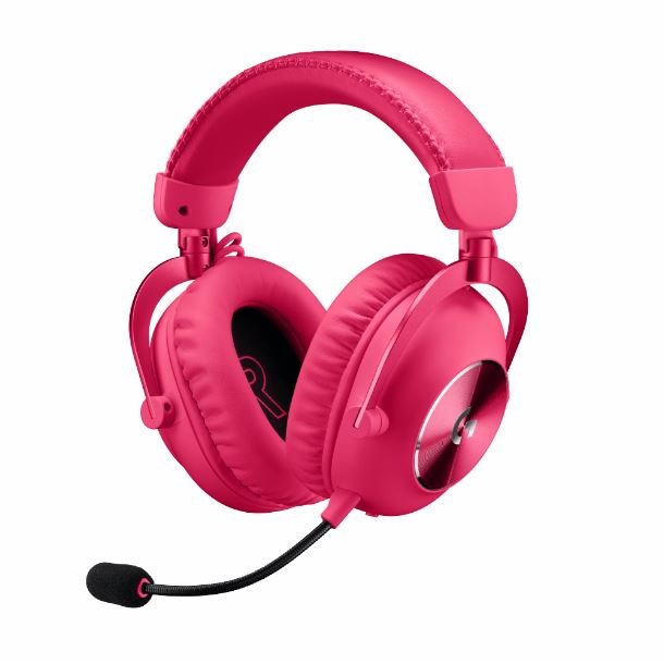Logitech G PRO X 2 LIGHTSPEED Wireless Gaming Headset, Magenta - Auricular - tamaño completo - Bluetooth / LIGHTSPEED - inalámbrico, cableado - conector de 3,5 mm - aislamiento de ruido 1 Logitech G PRO X 2 LIGHTSPEED Wireless Gaming Headset, Magenta - Auricular - tamaño completo - Bluetooth / LIGHTSPEED - inalámbrico, cableado - conector de 3,5 mm - aislamiento de ruido