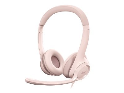 Logitech H390 Wired Headset for PC/Laptop, Rose - Auricular - en oreja - cableado - USB-A - rosa 1 Logitech H390 Wired Headset for PC/Laptop, Rose - Auricular - en oreja - cableado - USB-A - rosa