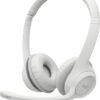 Logitech H390 Wired Headset for PC/Laptop, Off-white - Auricular - en oreja - cableado - USB-A - blanco hueso 3 Foto 981 001285 1783795079